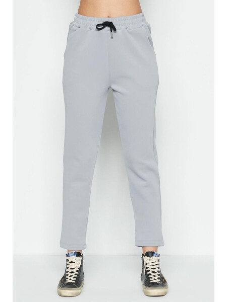 Straight Leg Sweatpants 801 Grey - 4