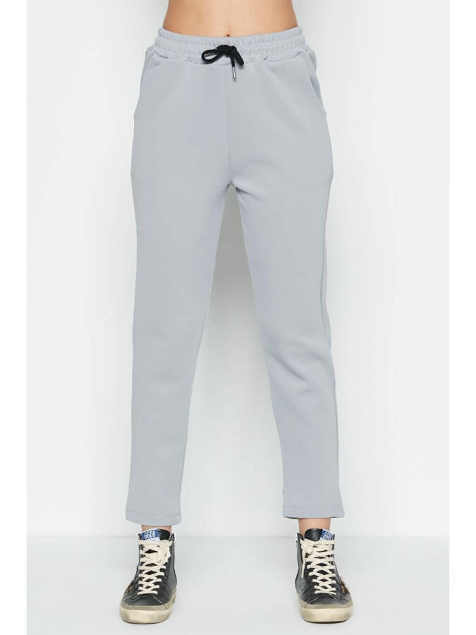 Straight Leg Sweatpants 801 Grey - 4