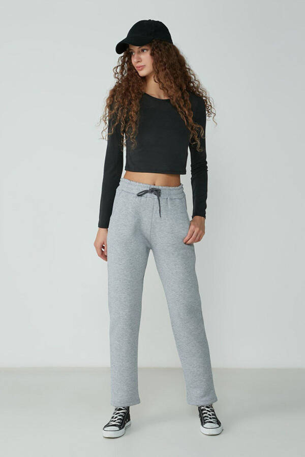 Straight Leg Sweatpants 901 Grey - 7