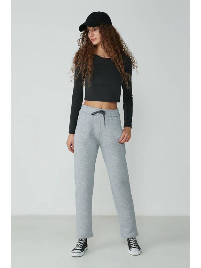 Straight Leg Sweatpants 901 Grey - 3