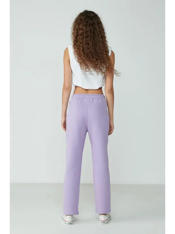 Straight Leg Sweatpants 901 Lilac-Lilac - 3