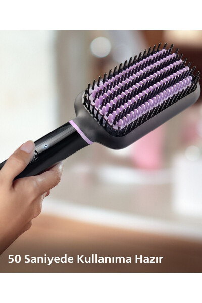 Straightening Comb Bhh880/00, Wide Brush Area, Tourmaline Ceramic Coating, 2 Temperature Settings - 10