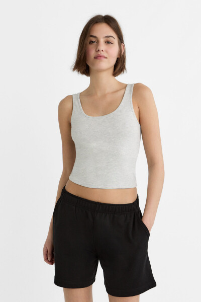 Strapless Basic T-shirt - 1