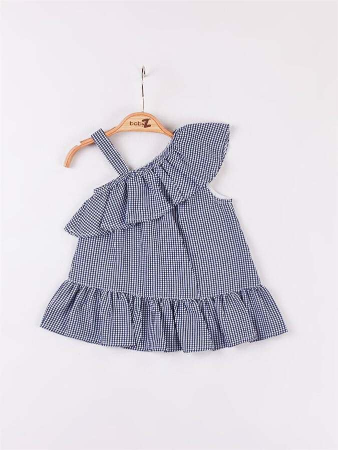 Strapless Frill Detail Baby Girl Dress - 1