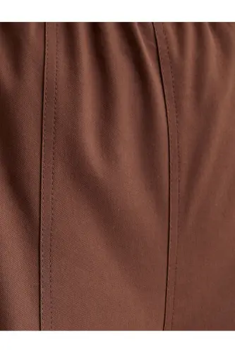 Strapless Jumpsuit Belt Detailed Pocketed - 8