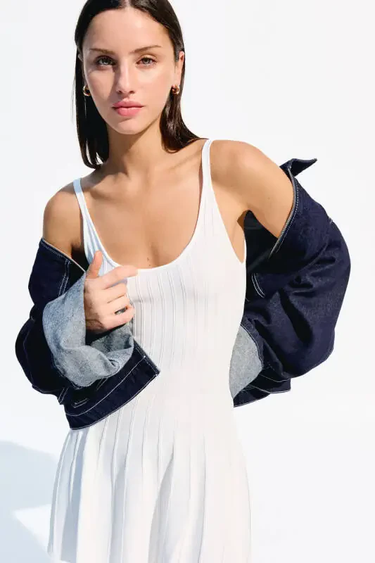 Strappy mini dress - 1