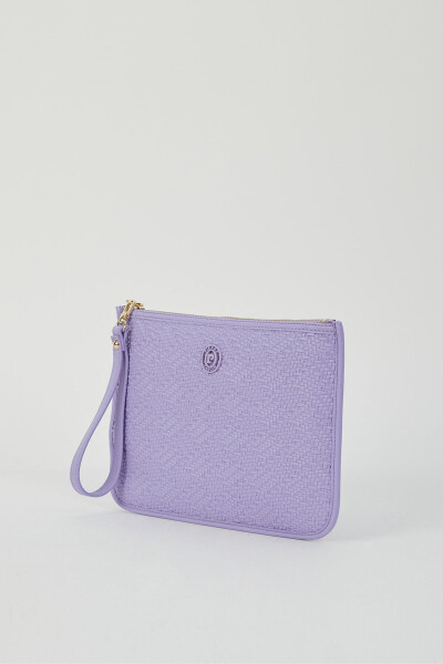 Straw Lavender Women's Portfolio & Clutch Bag 05PO23Y1713 - 3