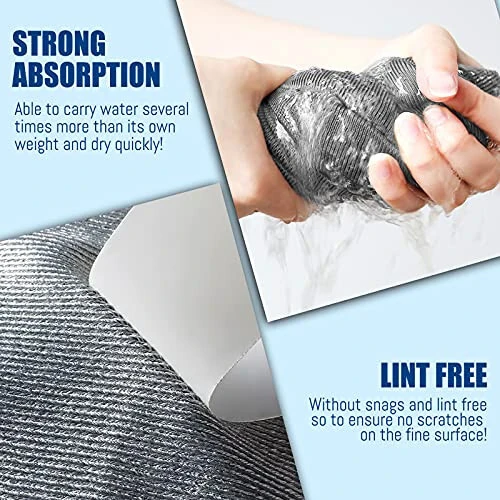 Streak Free Miracle Cleaning Cloth Easy Clean Pack of 8-12