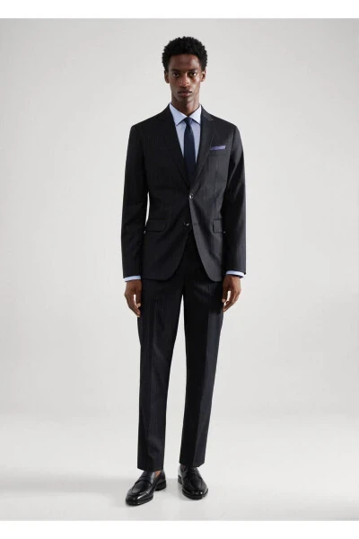 Streç Kumaştan Dar Kesim Blazer Ceket - 2