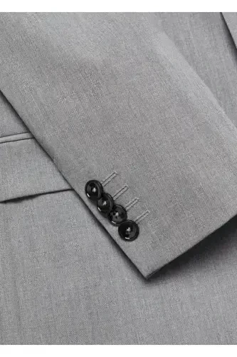 Streç kumaştan süper dar kesim blazer ceket - 4