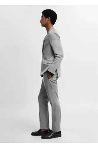 Streç kumaştan süper dar kesim blazer ceket - 8