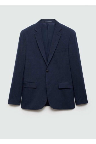 Streç kumaştan süper dar kesim blazer ceket - 3