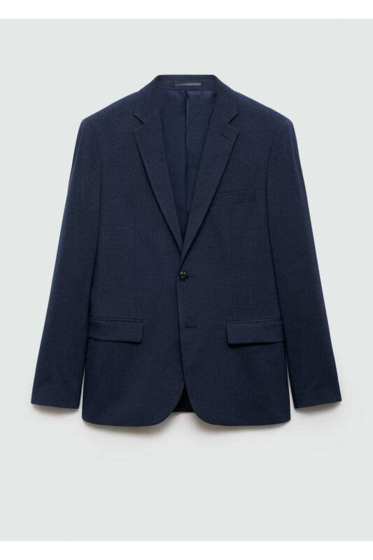 Streç kumaştan süper dar kesim blazer ceket - 3