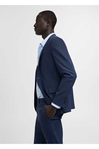 Streç kumaştan süper dar kesim blazer ceket - 5