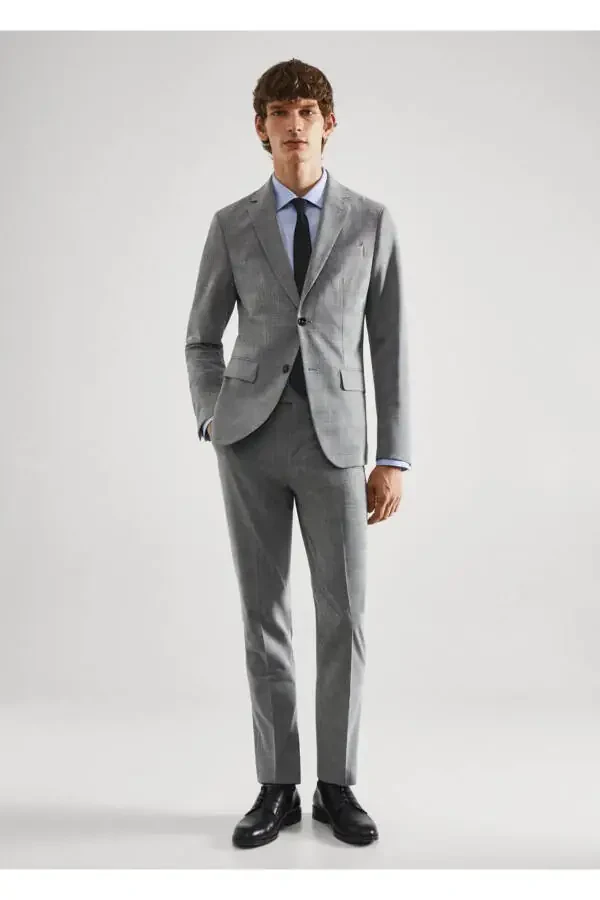 Streç matodan tayyorlangan, tor kesim, naqshli mato shim - 6