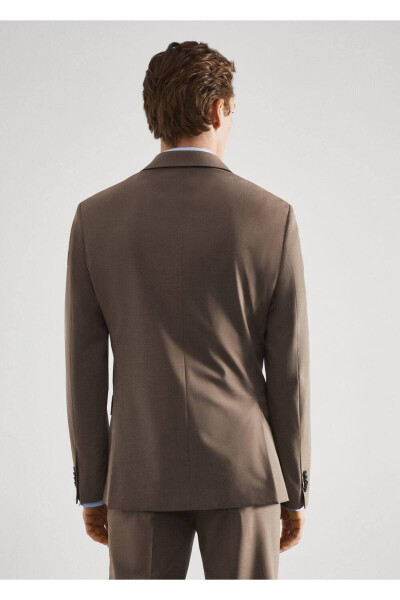 Strech Matodan Tiq Jin Blazer Ko'ylagi - 4
