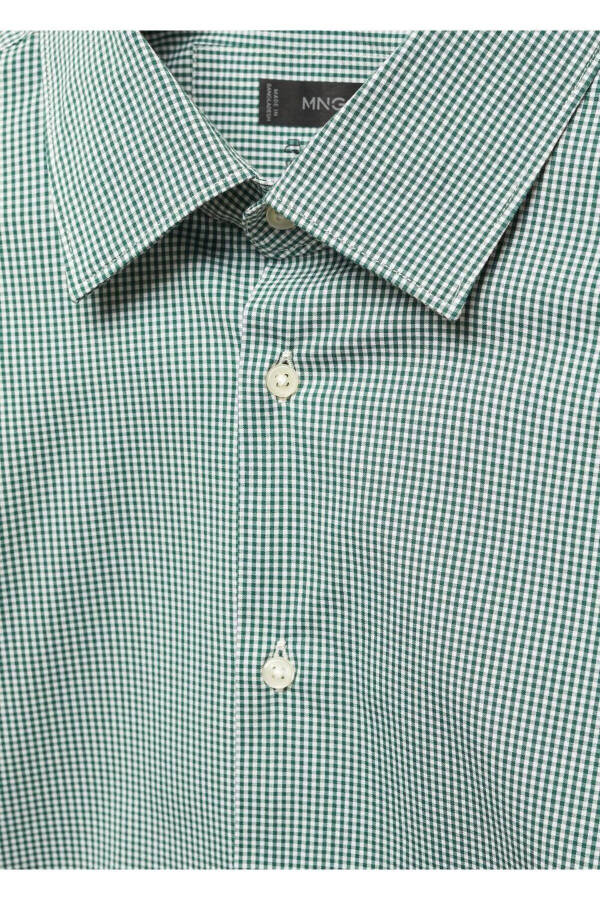 Stretch Fabric Micro Check Shirt - 6