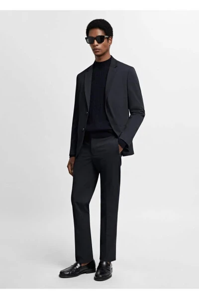 Stretch-fabric super-skinny blazer jacket - MANGO MAN (1)