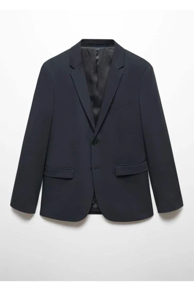 Stretch-fabric super-skinny blazer jacket - 3