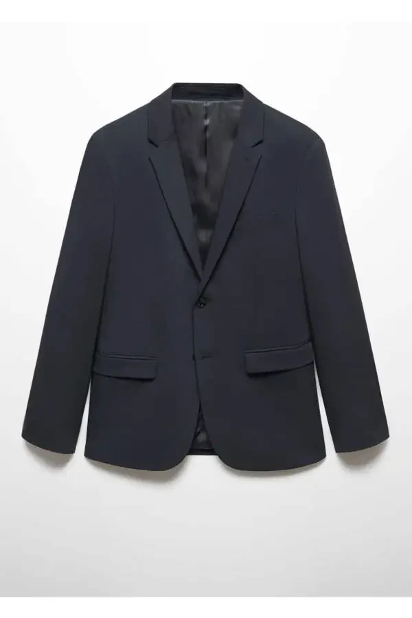 Stretch-fabric super-skinny blazer jacket - 3