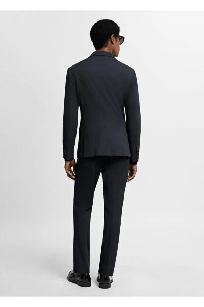 Stretch-fabric super-skinny blazer jacket - 4