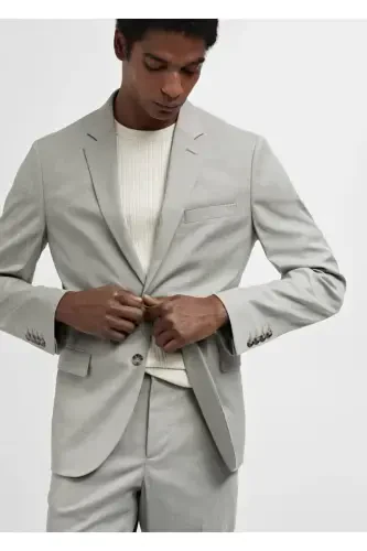 Stretch fabric super slim fit blazer jacket - 8