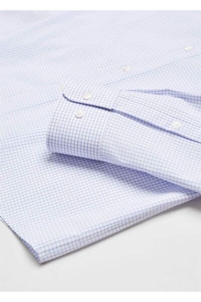 Stretch Gingham Shirt - 6