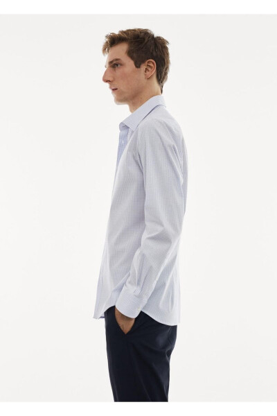 Stretch Gingham Shirt - 7