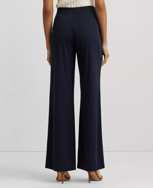 Stretch Jersey Wide-Leg Pants Lauren Navy - 2