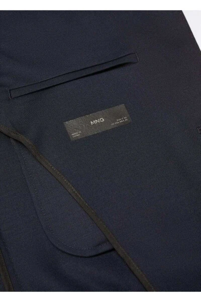 Stretch Pure Wool Blazer Jacket - 6