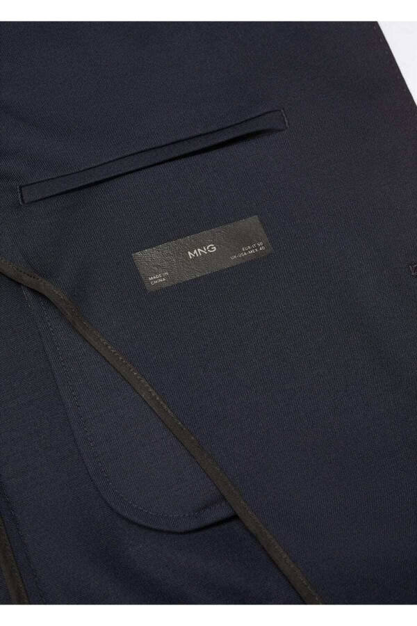 Stretch Pure Wool Blazer Jacket - 6