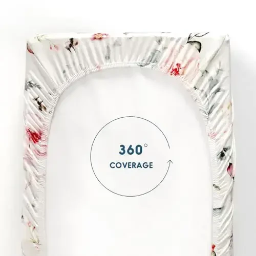 Stretch Ultra Soft Jersey Trikotajdan O'zgartirish uchun Pad Cover Set 2 Pack, O'zgartirish Jadvali Pad Qopqoqlari 32