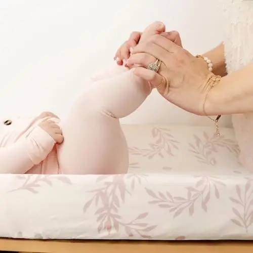 Stretch Ultra Soft Jersey Trikotajdan O'zgartirish uchun Pad Cover Set 2 Pack, O'zgartirish Jadvali Pad Qopqoqlari 32