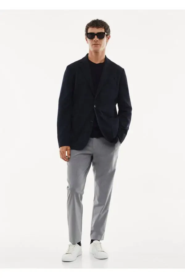 Stretch Wool Blazer - 2