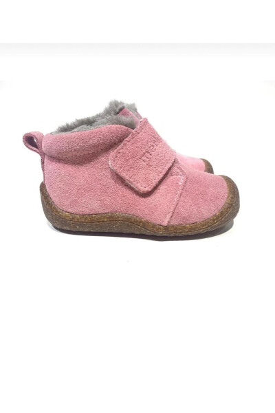 Stride Plush Suede First Step Bootie Candy - MERLI&ROSE (1)