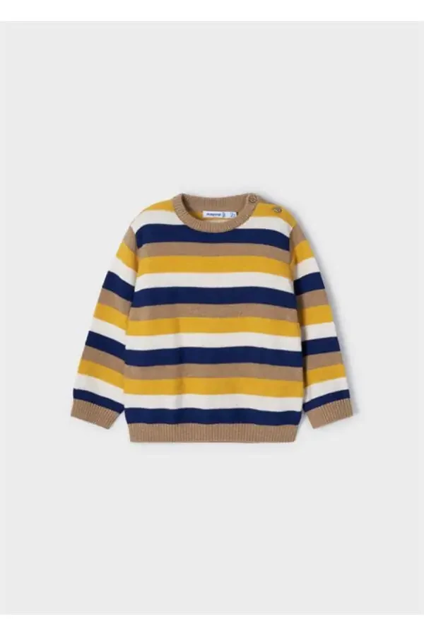 Striped Baby Boy Sweater - 1