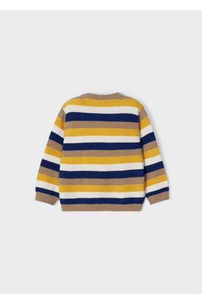 Striped Baby Boy Sweater - 2