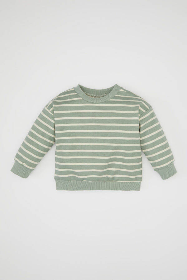 Striped Baby Sweatshirt D0699A524AU - 1