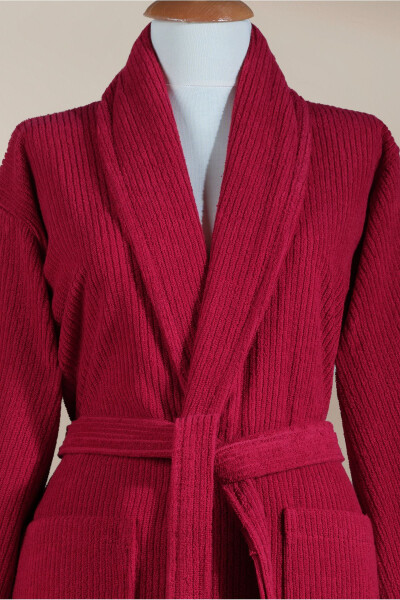 Striped Bathrobe Set 100% Certified Cotton, Unis - 5