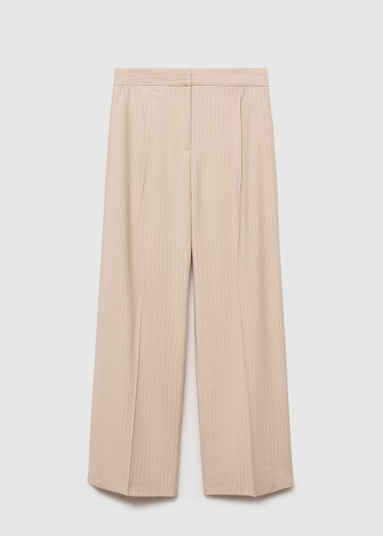 Striped beige pants - 1