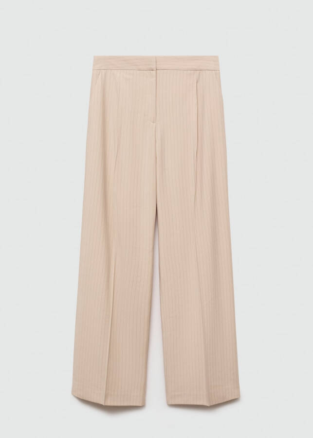 Striped beige pants - 1