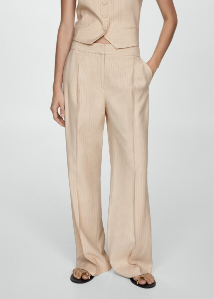 Striped beige pants - 5