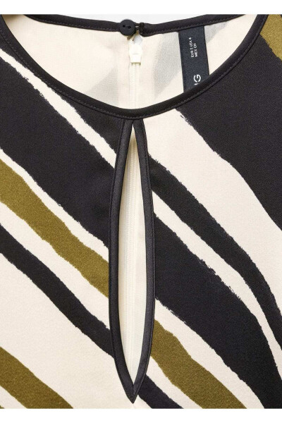 Striped belted dress - 5