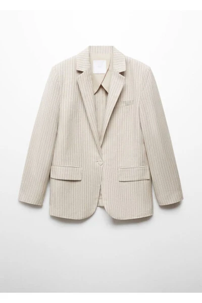 Striped Blazer Jacket - 3