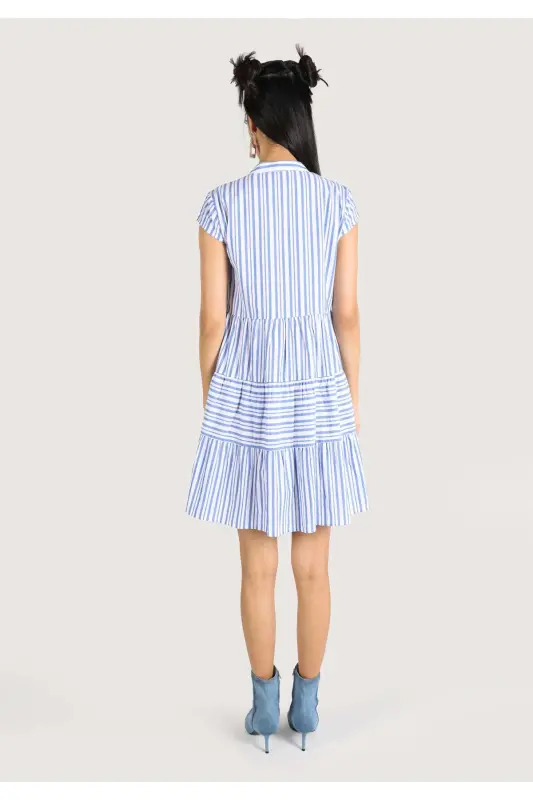 Striped blue dress (Regular Fit) - 2