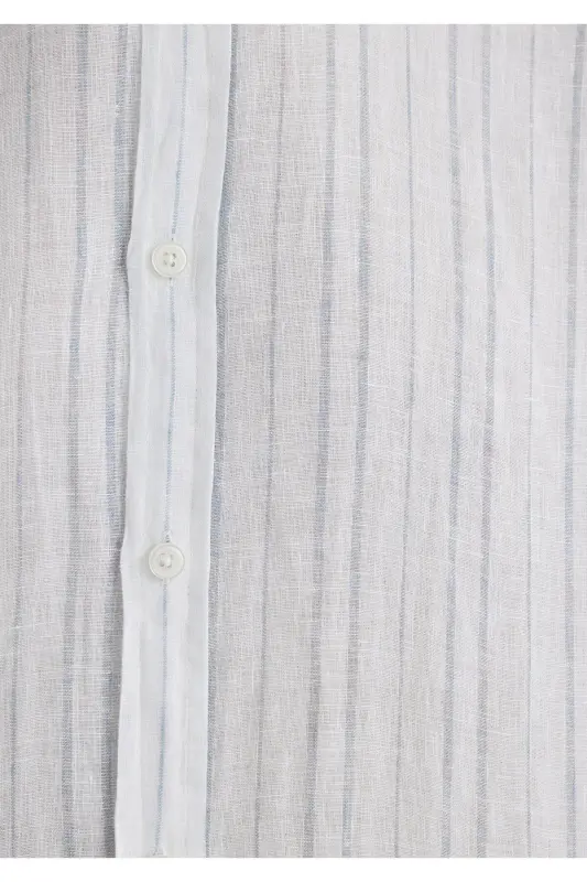 Striped Blue Shirt Regular Fit 021 - 7