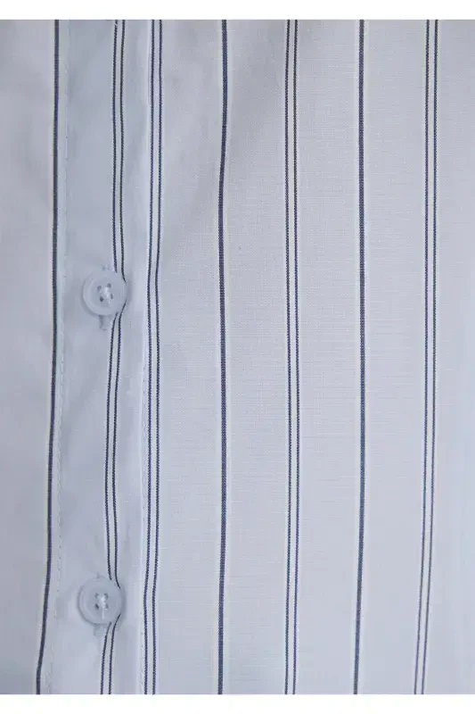 Striped Blue Shirt Regular Fit 121 - 7