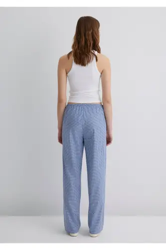 Striped Blue Trousers 1010999-89860 - 5