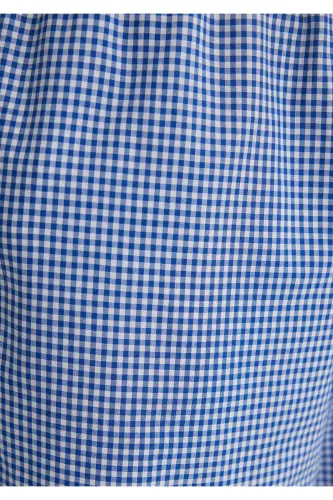 Striped Blue Trousers 1010999-89860 - 7