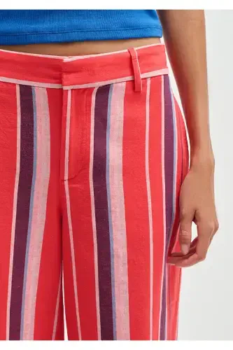 Striped Blue Trousers 1011051-90772 - 7
